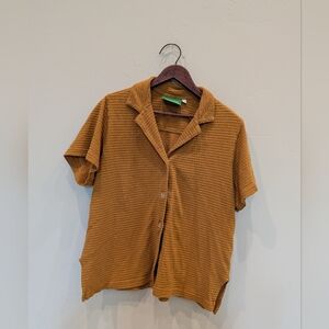 BIG BUD PRESS Pantry Button Up - Spicy Mustard
